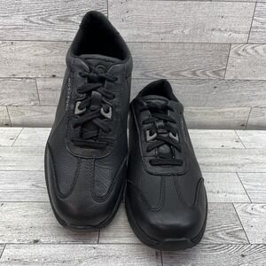 Rockport Black Leather Lace Up Sneaker Comfort Shoes K58623 Women‎ Size 6